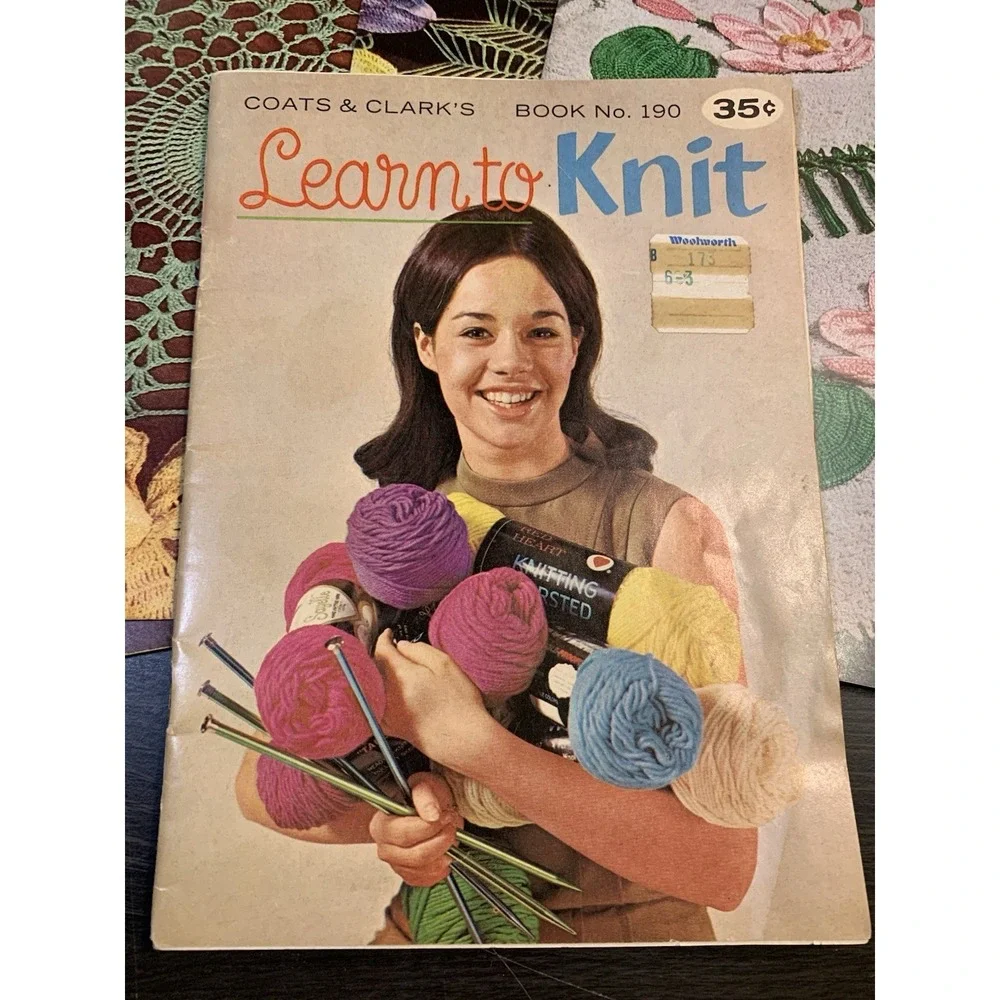 Coats & Clark's J.P Coats Vintage Lot of 5 Booklets Pattern 40s-60s Crochet Knit - Picture 2 of 12